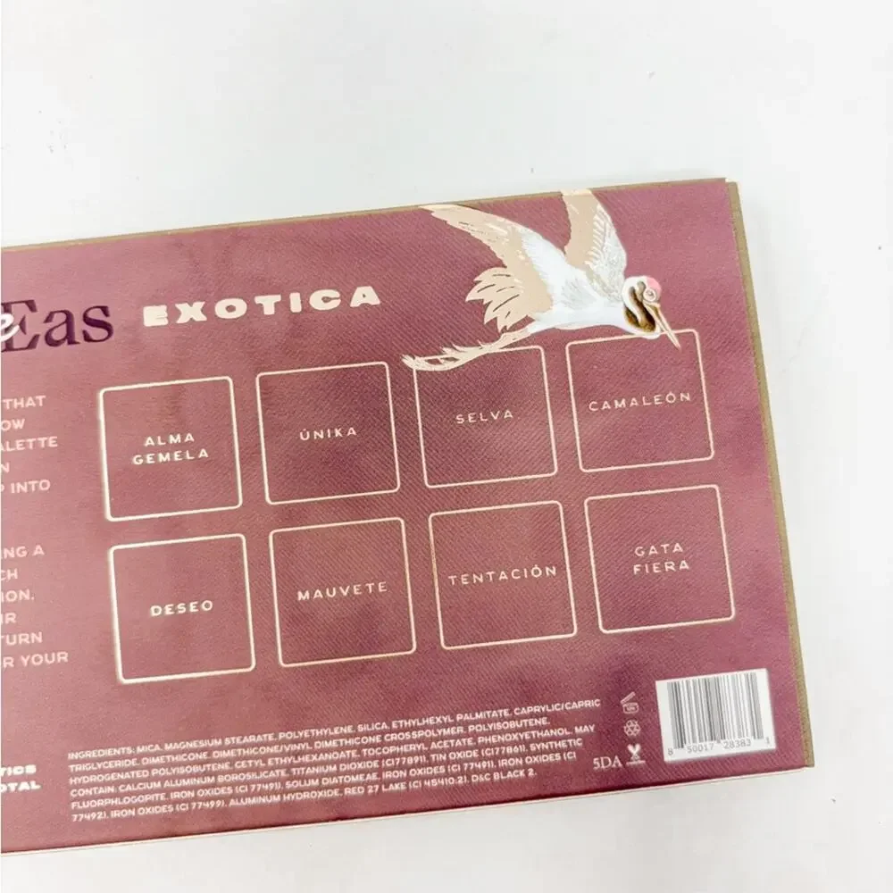 NEW Alamar Cosmetics DesNUDEas Exotica Eyeshadow Palette, 8 shades
